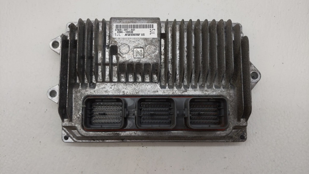 2020 Honda Fit PCM Engine Computer ECU ECM PCU OEM P/N:37820-5R7-AQ1 37820-5R7-AW1 Fits OEM Used Auto Parts - Oemusedautoparts1.com