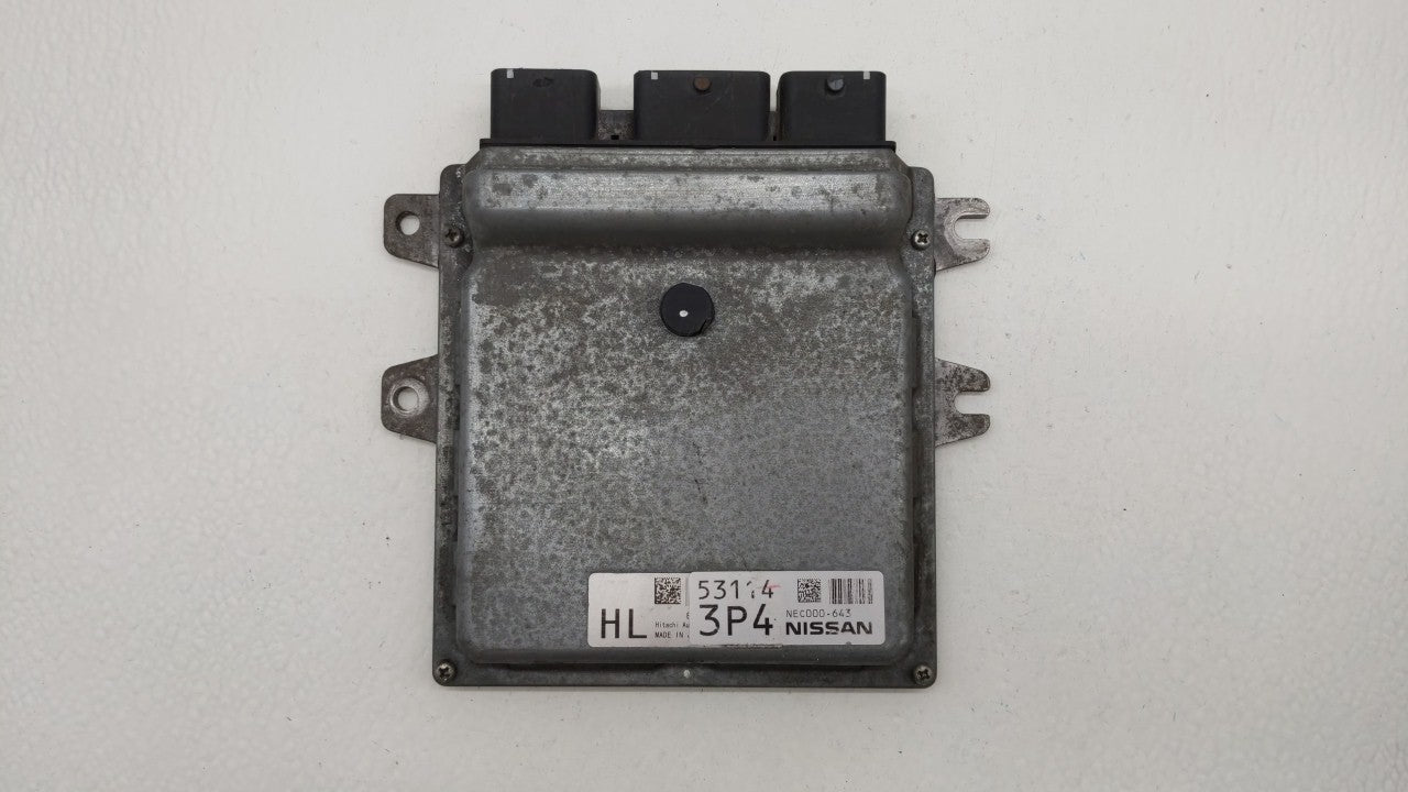 2012 Nissan Rogue PCM Engine Computer ECU ECM PCU OEM P/N:MEC112-120 D1 NEC000-643 Fits OEM Used Auto Parts - Oemusedautoparts1.com