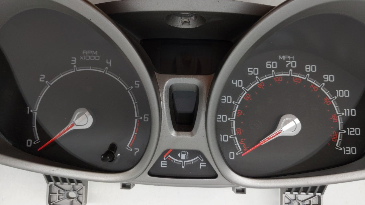 2012-2013 Ford Fiesta Instrument Cluster Speedometer Gauges P/N:CE8T-10849-CC DE8T-10849-CC Fits 2012 2013 OEM Used Auto Parts - Oemusedautoparts1.com