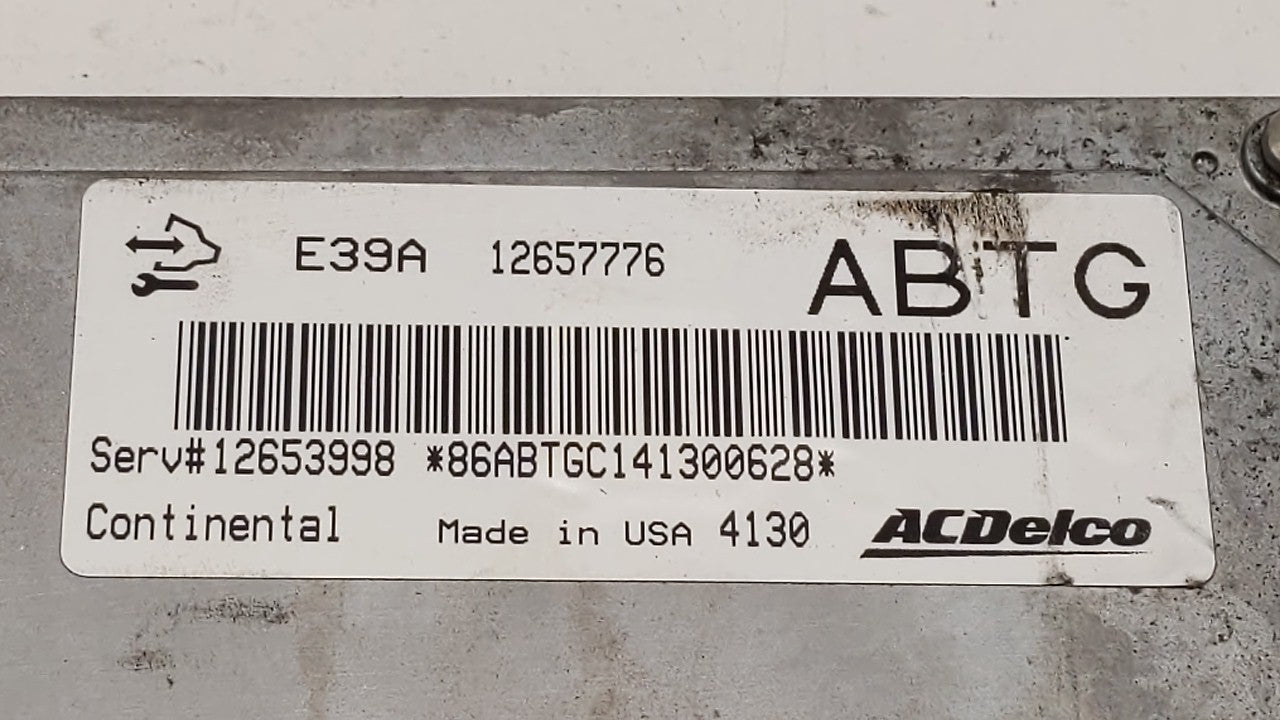 2013-2016 Gmc Acadia PCM Engine Computer ECU ECM PCU OEM P/N:12663374 12644446 Fits 2013 2014 2015 2016 OEM Used Auto Parts - Oemusedautoparts1.com