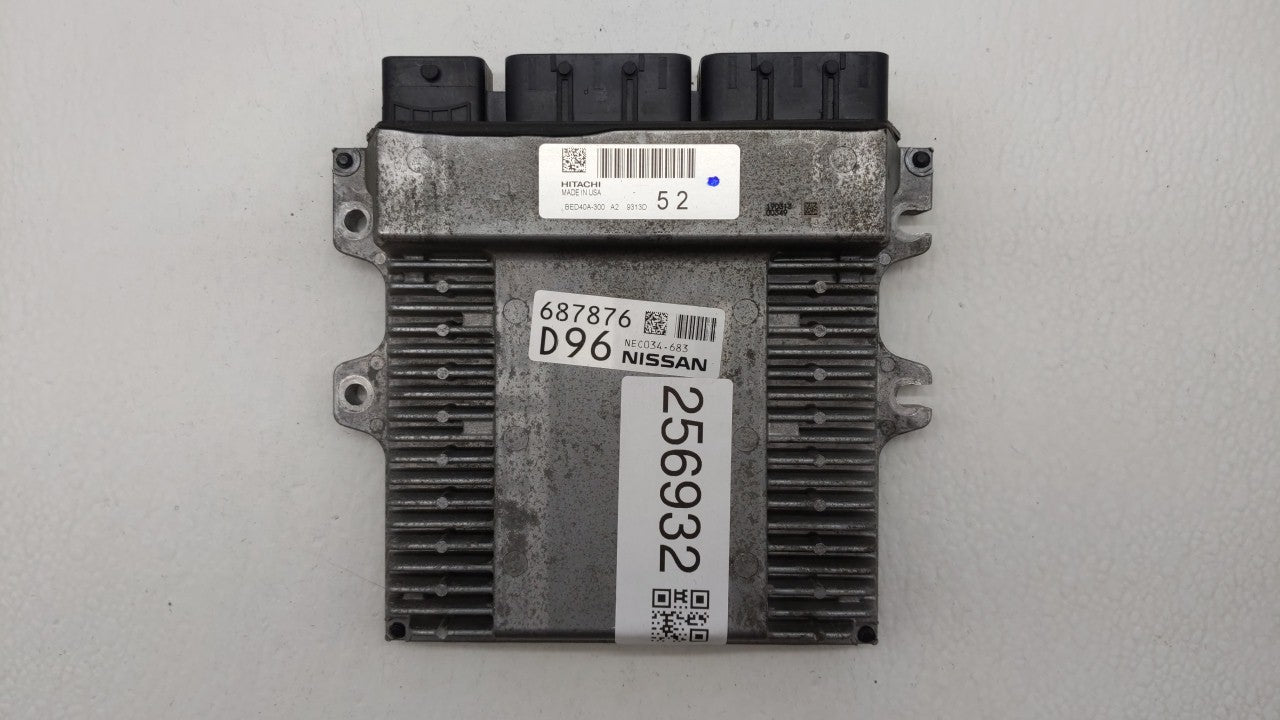 2018-2019 Nissan Pathfinder PCM Engine Computer ECU ECM PCU OEM P/N:BED40D-300 A1 237F0 9PJ1A Fits 2018 2019 OEM Used Auto Parts - Oemusedautoparts1.com