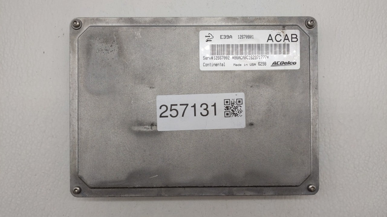 2017 Gmc Acadia PCM Engine Computer ECU ECM PCU OEM P/N:12666068 12667002 Fits 2018 2019 OEM Used Auto Parts - Oemusedautoparts1.com