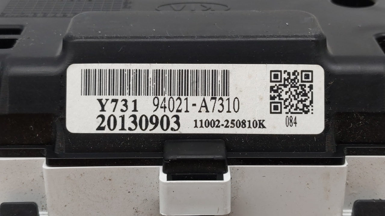 2014-2016 Kia Forte Instrument Cluster Speedometer Gauges P/N:94021-A300 94001-A7300 Fits 2014 2015 2016 OEM Used Auto Parts - Oemusedautoparts1.com