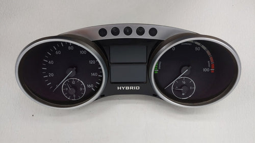 2010-2011 Mercedes-Benz Ml450 Instrument Cluster Speedometer Gauges P/N:A164 900 95 00 1649009500 Fits 2010 2011 OEM Used Auto Parts