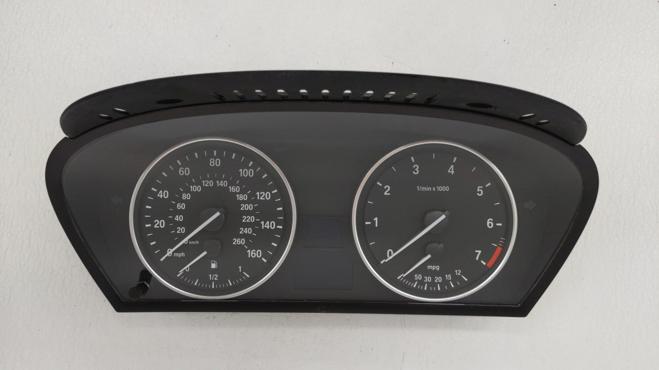 2007-2011 Bmw X5 Instrument Cluster Speedometer Gauges P/N:9 195 686 9 218 851 Fits 2007 2008 2009 2010 2011 OEM Used Auto Parts - Oemusedautoparts1.com