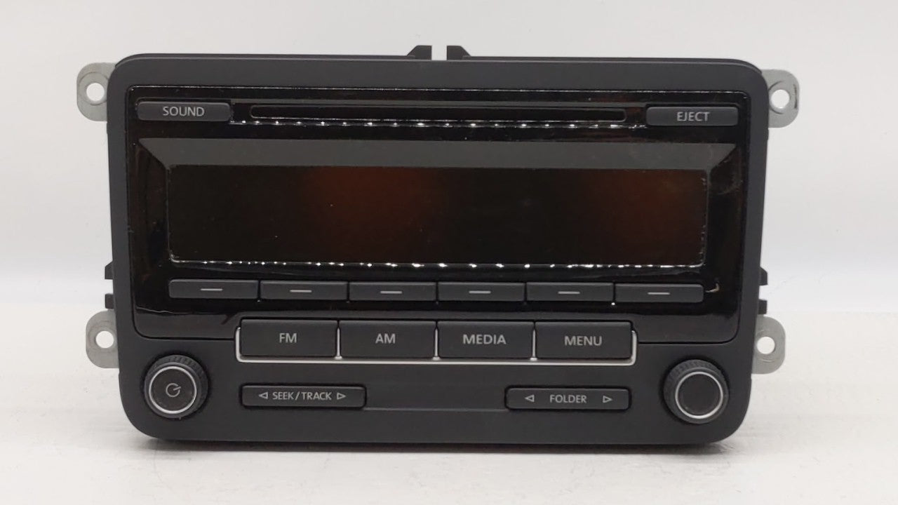 2015-2017 Volkswagen Jetta Radio AM FM Cd Player Receiver Replacement P/N:1K0 035 164 H Fits 2014 2015 2016 2017 OEM Used Auto Parts - Oemusedautoparts1.com