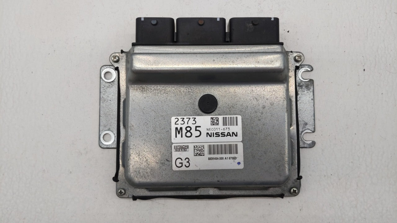 2013-2015 Nissan Sentra PCM Engine Computer ECU ECM PCU OEM P/N:BEM404-300 A1 NEC001-666 Fits 2013 2014 2015 OEM Used Auto Parts - Oemusedautoparts1.com