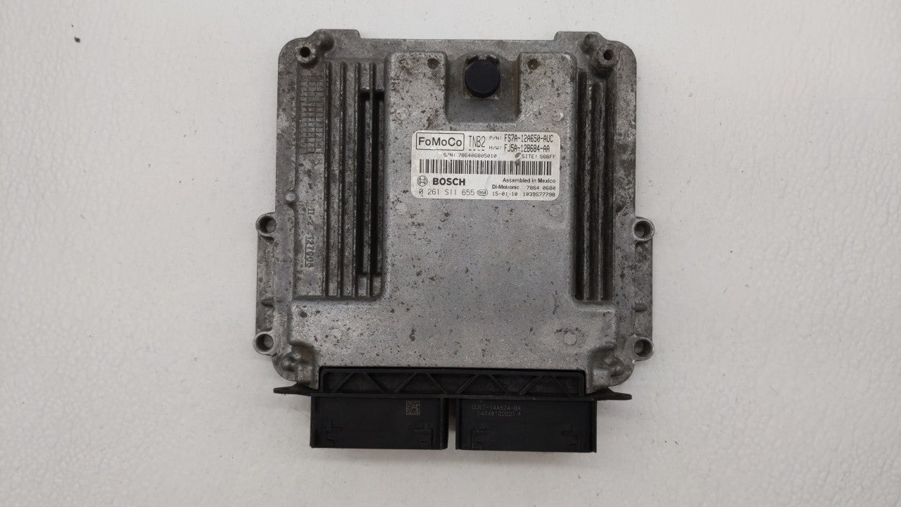 2015 Ford Fusion PCM Engine Computer ECU ECM PCU OEM P/N:FS7A-12A650-AUC FS7A-12A650-AYC Fits OEM Used Auto Parts - Oemusedautoparts1.com