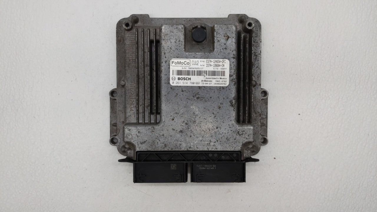 2014-2016 Ford Fusion PCM Engine Computer ECU ECM PCU OEM P/N:ES7A-12A650-DFC ES7A-12A650-EK Fits 2014 2015 2016 OEM Used Auto Parts - Oemusedautoparts1.com