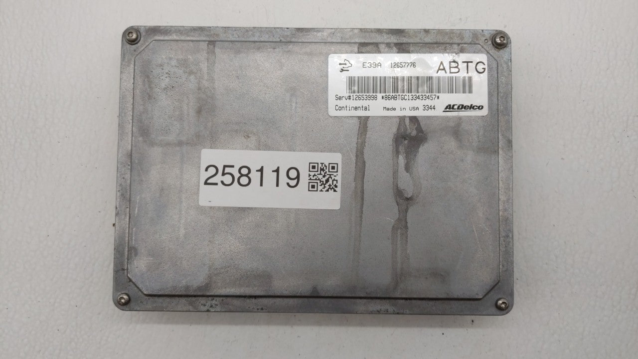 2013-2016 Chevrolet Traverse PCM Engine Computer ECU ECM PCU OEM P/N:12663374 12644446 Fits 2013 2014 2015 2016 OEM Used Auto Parts - Oemusedautoparts1.com