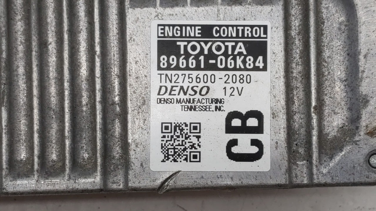 2014 Toyota Camry PCM Engine Computer ECU ECM PCU OEM P/N:89661-06K83 89661-06K84 Fits OEM Used Auto Parts - Oemusedautoparts1.com