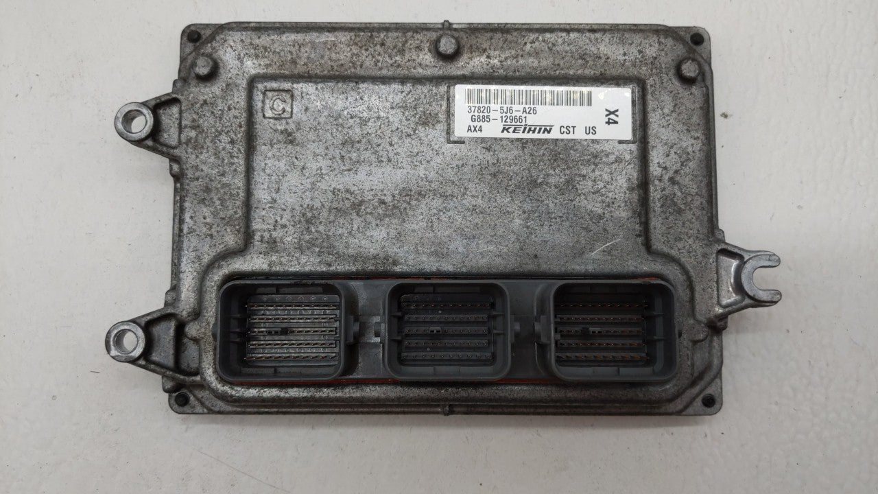 2016 Acura Mdx PCM Engine Computer ECU ECM PCU OEM P/N:37820-5J6-A26 37820-5J6-A46 Fits OEM Used Auto Parts - Oemusedautoparts1.com