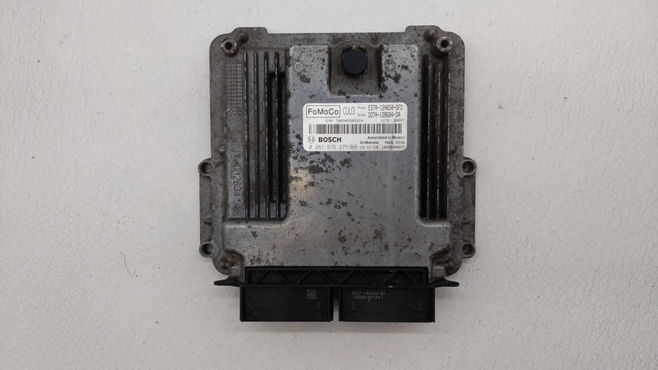 2014-2016 Ford Fusion PCM Engine Computer ECU ECM PCU OEM P/N:ES7A-12A650-DFC ES7A-12A650-EK Fits 2014 2015 2016 OEM Used Auto Parts - Oemusedautoparts1.com