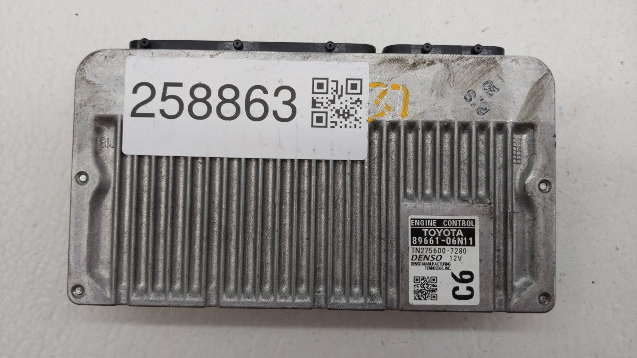 2015 Toyota Camry PCM Engine Computer ECU ECM PCU OEM P/N:89661-06N10 89661-06N11 Fits OEM Used Auto Parts - Oemusedautoparts1.com