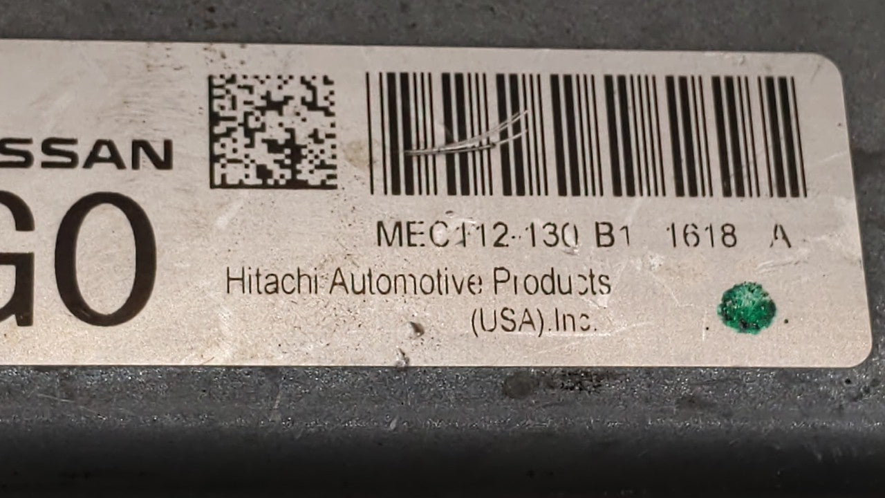 2011-2013 Nissan Altima PCM Engine Computer ECU ECM PCU OEM P/N:MEC114-100 MEC112-130 B1 Fits 2011 2012 2013 OEM Used Auto Parts - Oemusedautoparts1.com