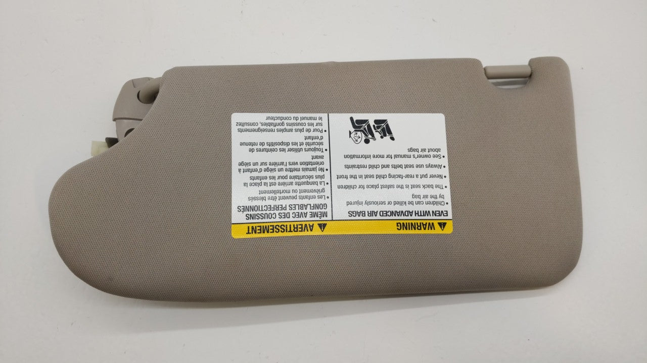 2013-2018 Nissan Altima Sun Visor Shade Replacement Passenger Right Mirror Fits 2013 2014 2015 2016 2017 2018 OEM Used Auto Parts - Oemusedautoparts1.com