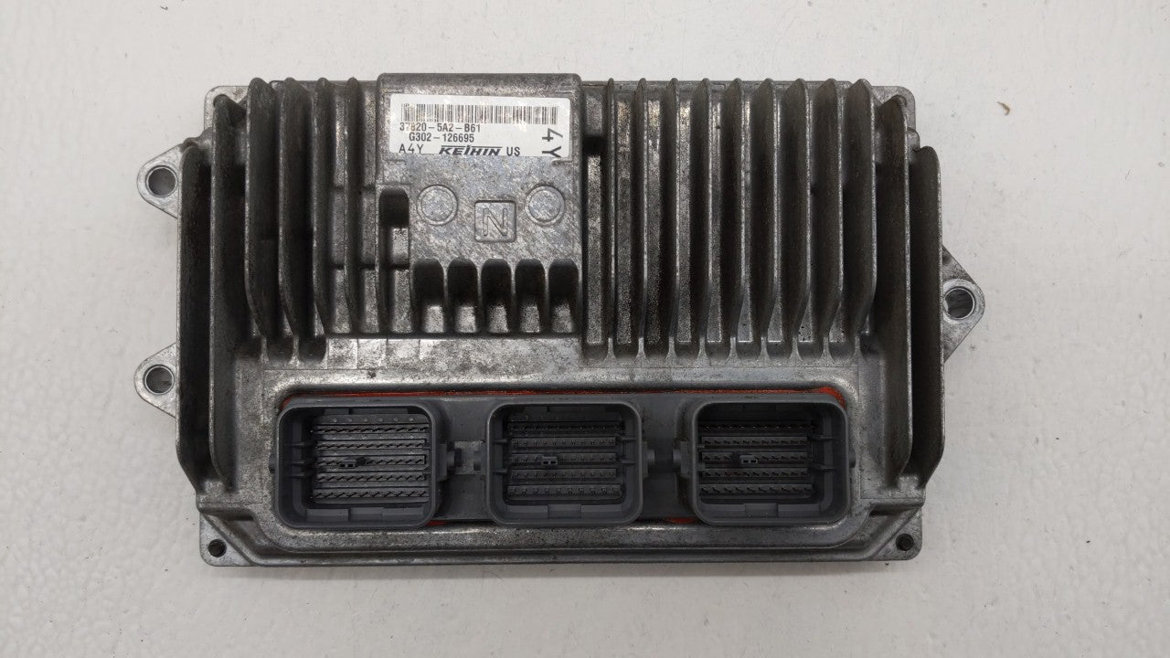 2014 Honda Accord PCM Engine Computer ECU ECM PCU OEM P/N:37820-5A2-B61 37820-5A2-B82 Fits OEM Used Auto Parts - Oemusedautoparts1.com