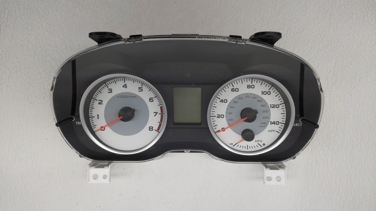 2014 Subaru Impreza Instrument Cluster Speedometer Gauges P/N:85012FJ510 Fits OEM Used Auto Parts - Oemusedautoparts1.com