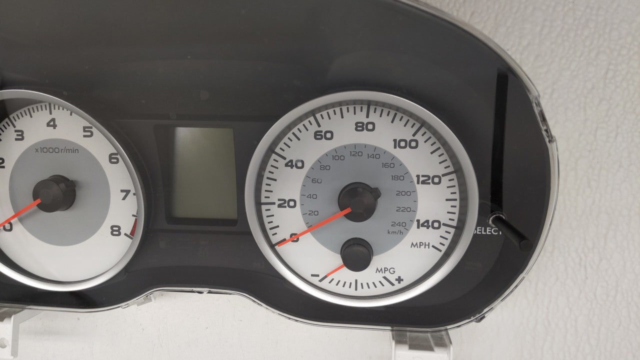 2014 Subaru Impreza Instrument Cluster Speedometer Gauges P/N:85012FJ510 Fits OEM Used Auto Parts - Oemusedautoparts1.com