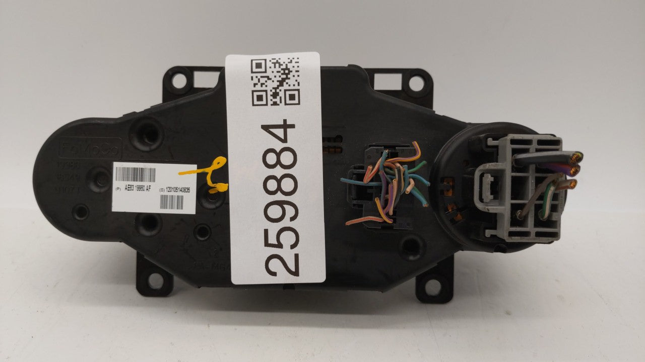 2011-2013 Ford Fiesta Climate Control Module Temperature AC/Heater Replacement P/N:AE83 19980 AE AE83 19980 AF Fits 2011 2012 2013 OEM Used Auto Parts - Oemusedautoparts1.com