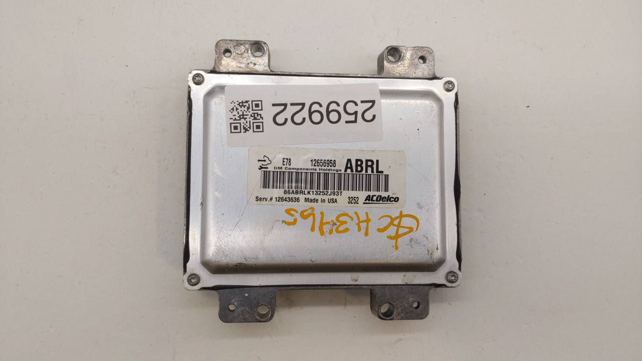 2012-2016 Chevrolet Cruze PCM Engine Computer ECU ECM PCU OEM P/N:12669749 12662593 Fits 2011 2012 2013 2014 2015 2016 OEM Used Auto Parts - Oemusedautoparts1.com