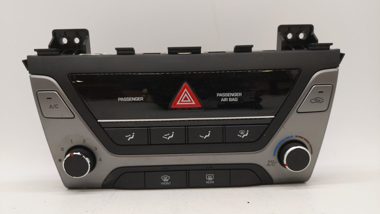 2017-2018 Hyundai Elantra Climate Control Module Temperature AC/Heater Replacement P/N:97250-F20614X 97250-F2AH0 Fits 2017 2018 OEM Used Auto Parts - Oemusedautoparts1.com