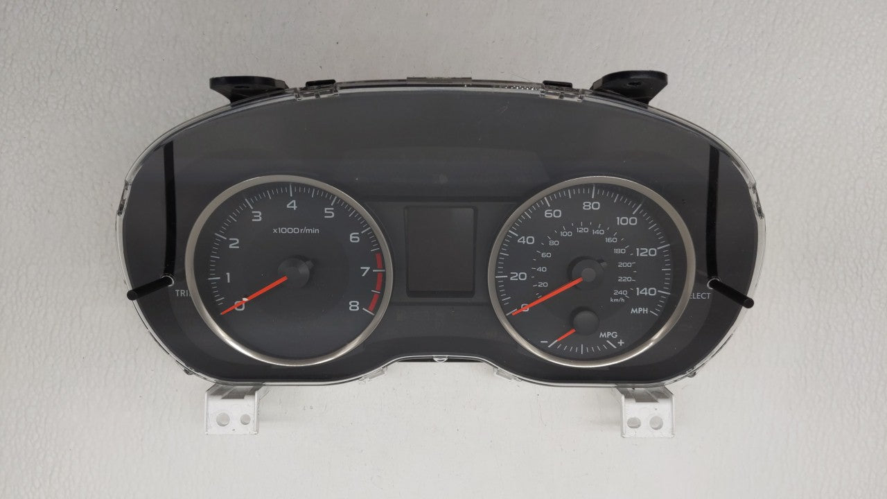 2016 Subaru Impreza Instrument Cluster Speedometer Gauges P/N:85004FJ160 8500IFJ580 Fits OEM Used Auto Parts - Oemusedautoparts1.com