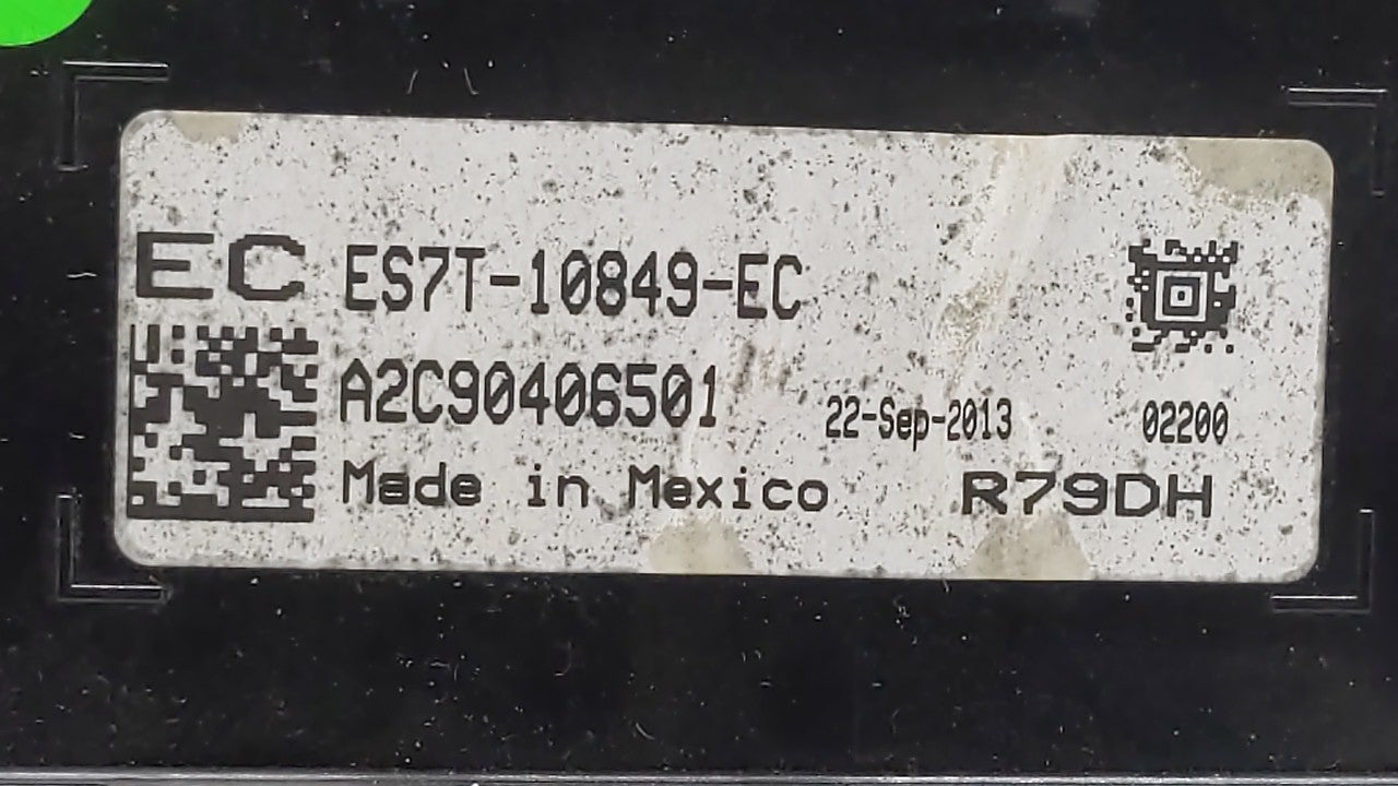 2014 Ford Fusion Instrument Cluster Speedometer Gauges P/N:ES7T-10849-EB ES7T-10849-EA Fits 2015 OEM Used Auto Parts - Oemusedautoparts1.com