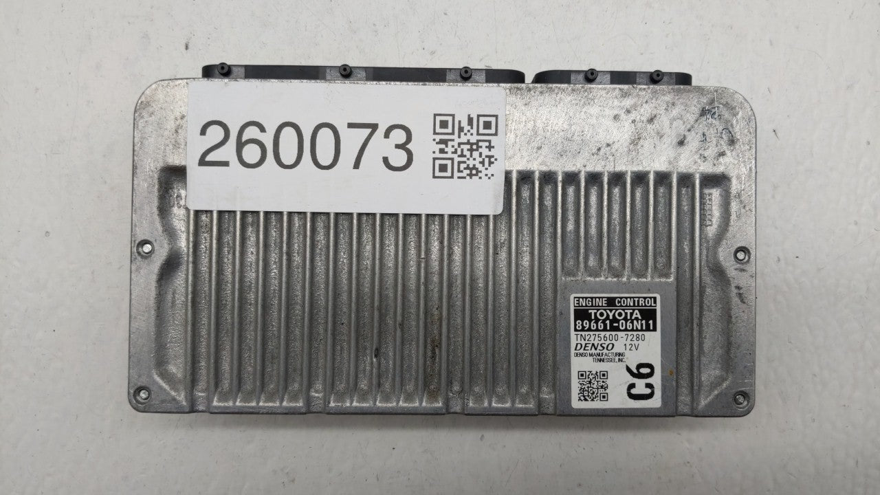 2016-2017 Toyota Camry PCM Engine Computer ECU ECM PCU OEM P/N:89661-06N12 89661-06N11 Fits 2016 2017 OEM Used Auto Parts - Oemusedautoparts1.com