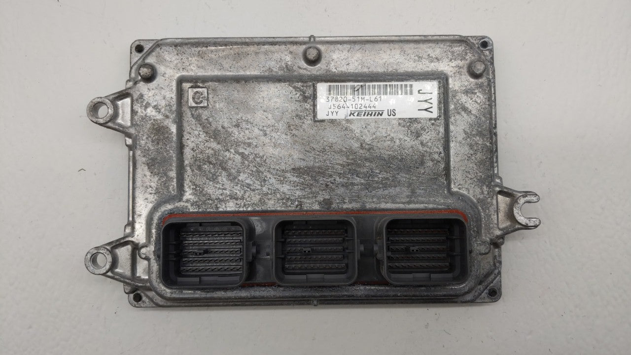 2019 Honda Hr-V PCM Engine Computer ECU ECM PCU OEM P/N:37820-51M-L61 Fits OEM Used Auto Parts - Oemusedautoparts1.com