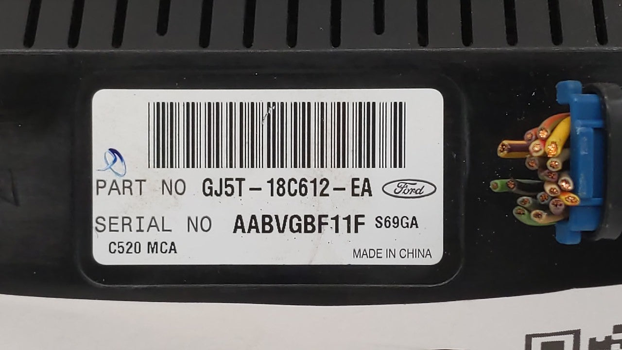 2017 Ford Escape Climate Control Module Temperature AC/Heater Replacement P/N:GJ5T-18C612-EA Fits OEM Used Auto Parts - Oemusedautoparts1.com