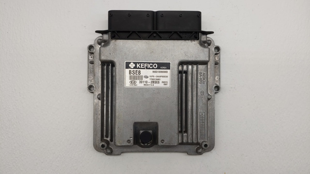 2016 Kia Soul PCM Engine Computer ECU ECM PCU OEM P/N:39110-2BSG3 39110-2BSE8 Fits OEM Used Auto Parts - Oemusedautoparts1.com