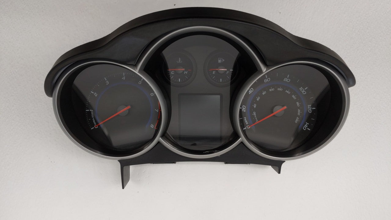 2011 Chevrolet Cruze Instrument Cluster Speedometer Gauges P/N:95235824 811511914 Fits OEM Used Auto Parts - Oemusedautoparts1.com