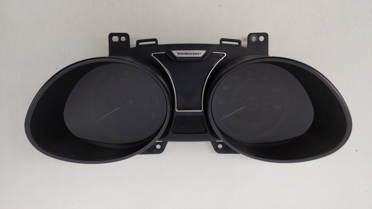 2012-2015 Hyundai Veloster Instrument Cluster Speedometer Gauges P/N:94011-2V321 94001-2V321RDR Fits 2012 2013 2014 2015 OEM Used Auto Parts - Oemusedautoparts1.com