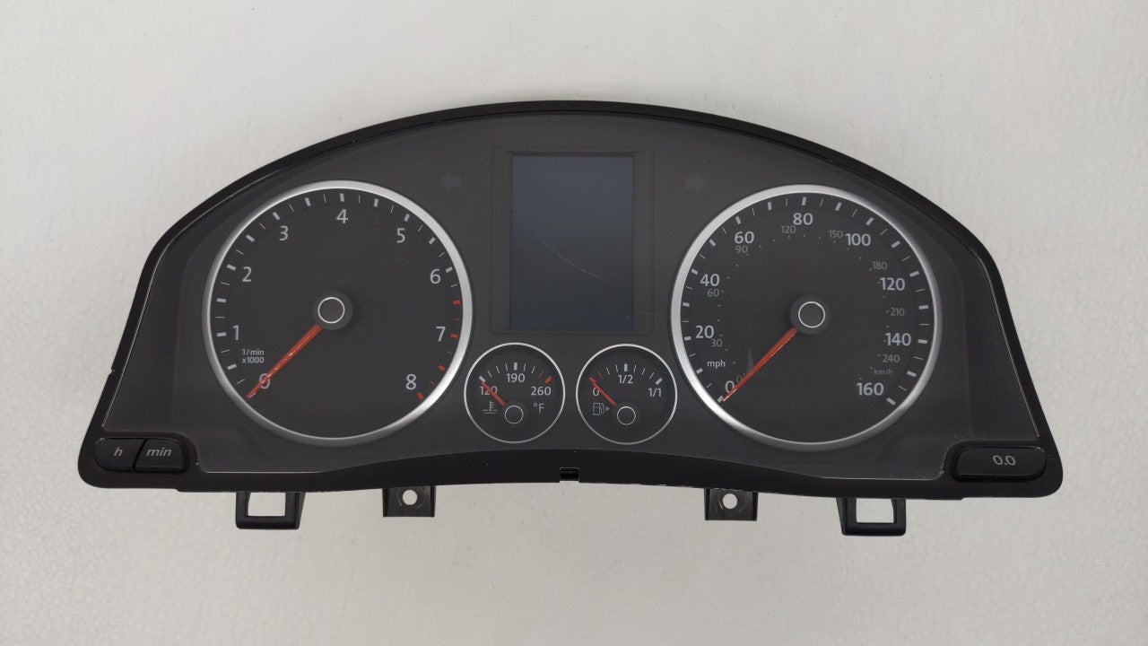 2009 Volkswagen Tiguan Instrument Cluster Speedometer Gauges P/N:5N0920970F 5N0920970E Fits OEM Used Auto Parts - Oemusedautoparts1.com