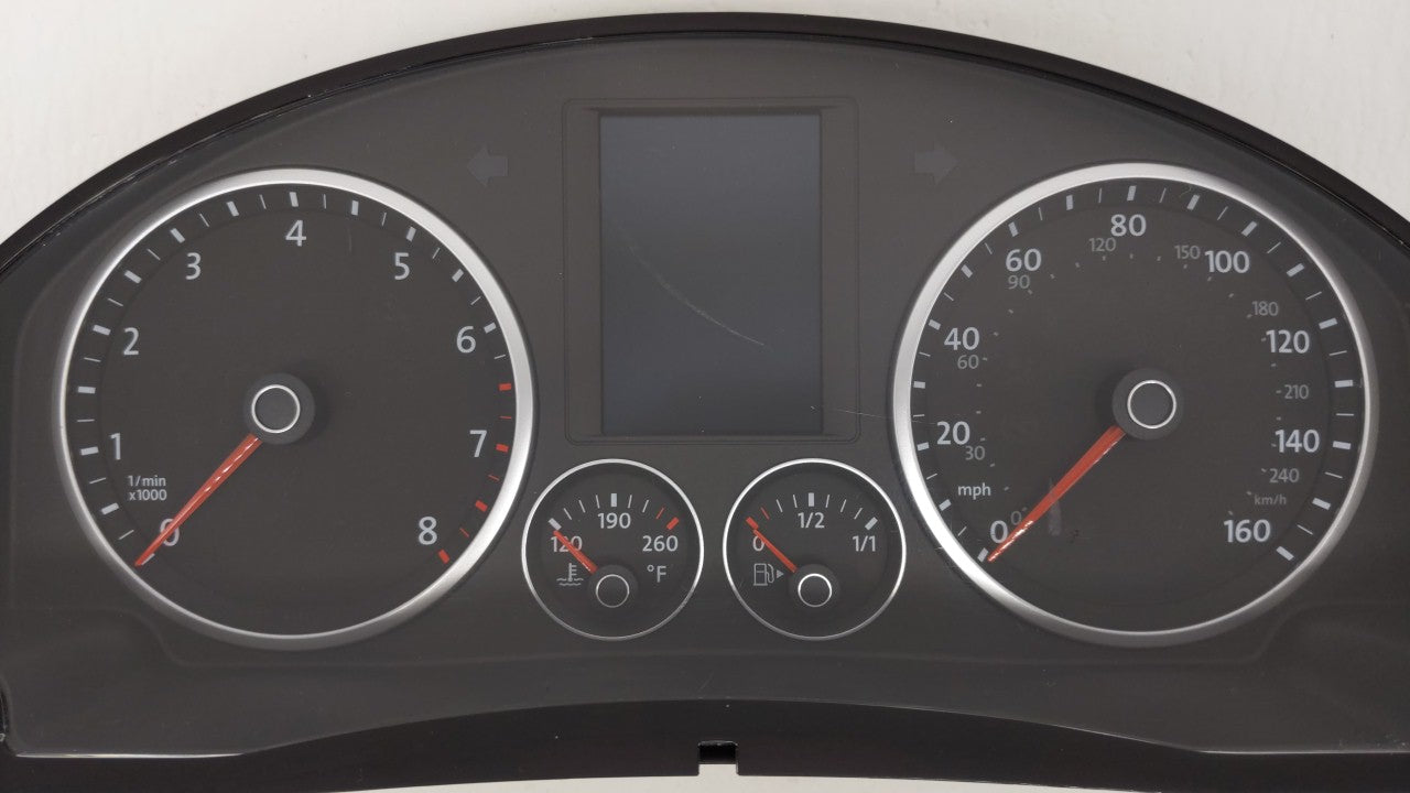 2009 Volkswagen Tiguan Instrument Cluster Speedometer Gauges P/N:5N0920970F 5N0920970E Fits OEM Used Auto Parts - Oemusedautoparts1.com