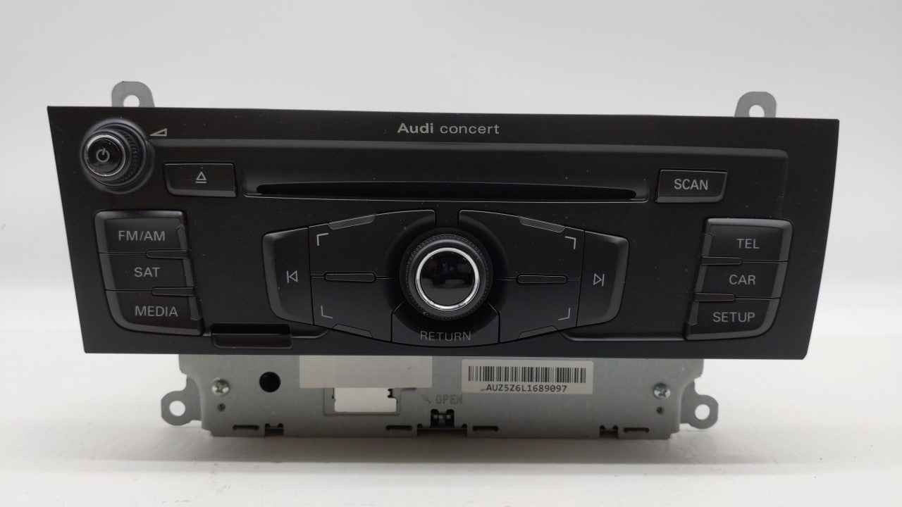 2010-2012 Audi A4 Quattro Radio AM FM Cd Player Receiver Replacement P/N:8T1 035 186 R 4G0035082C Fits OEM Used Auto Parts - Oemusedautoparts1.com