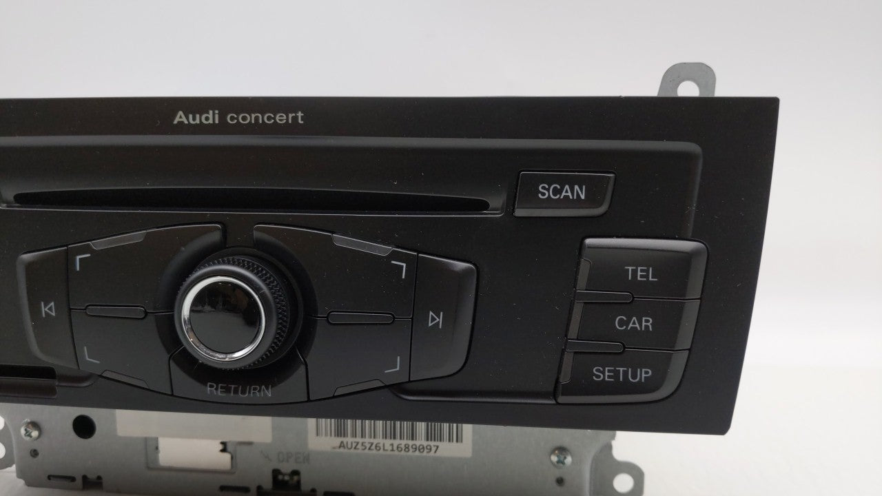 2010-2012 Audi A4 Quattro Radio AM FM Cd Player Receiver Replacement P/N:8T1 035 186 R 4G0035082C Fits OEM Used Auto Parts - Oemusedautoparts1.com