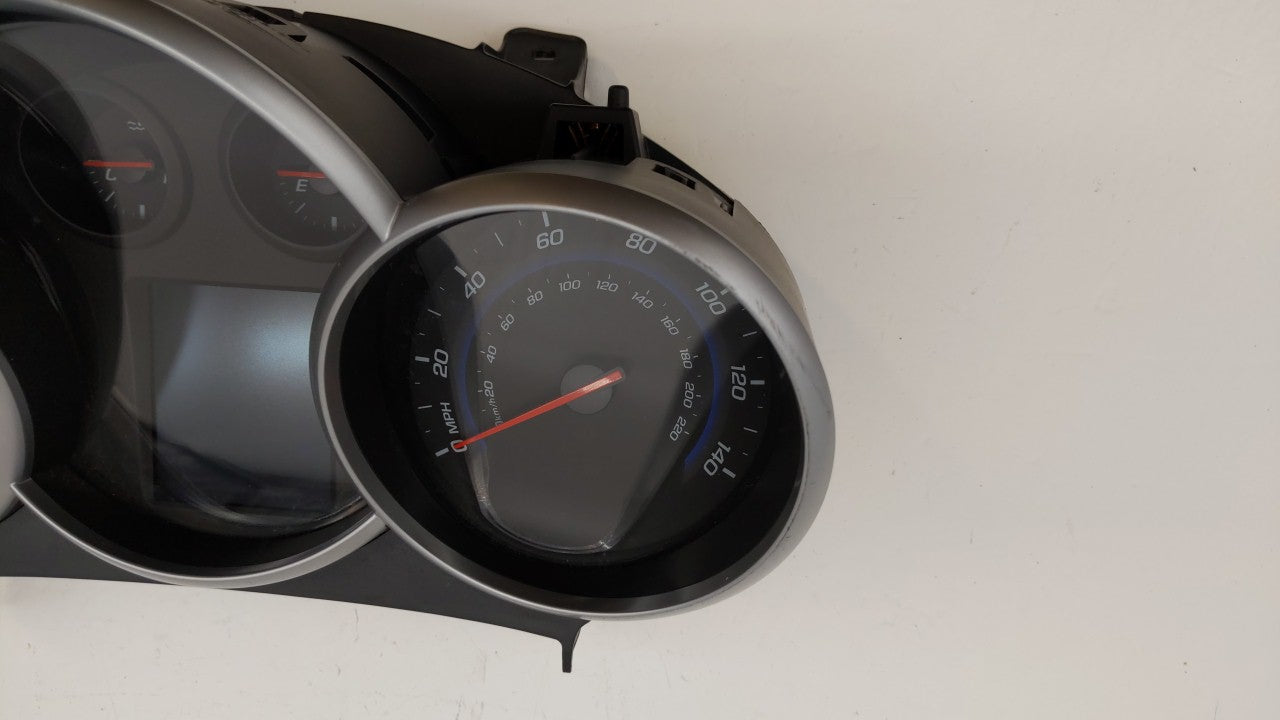 2012 Chevrolet Cruze Instrument Cluster Speedometer Gauges P/N:95940656 95487986 Fits OEM Used Auto Parts - Oemusedautoparts1.com