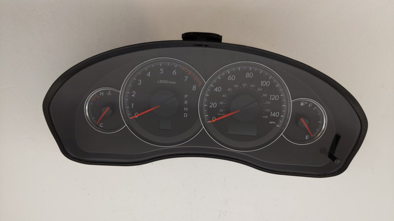 2009 Subaru Legacy Instrument Cluster Speedometer Gauges P/N:85014AG66B Fits OEM Used Auto Parts - Oemusedautoparts1.com