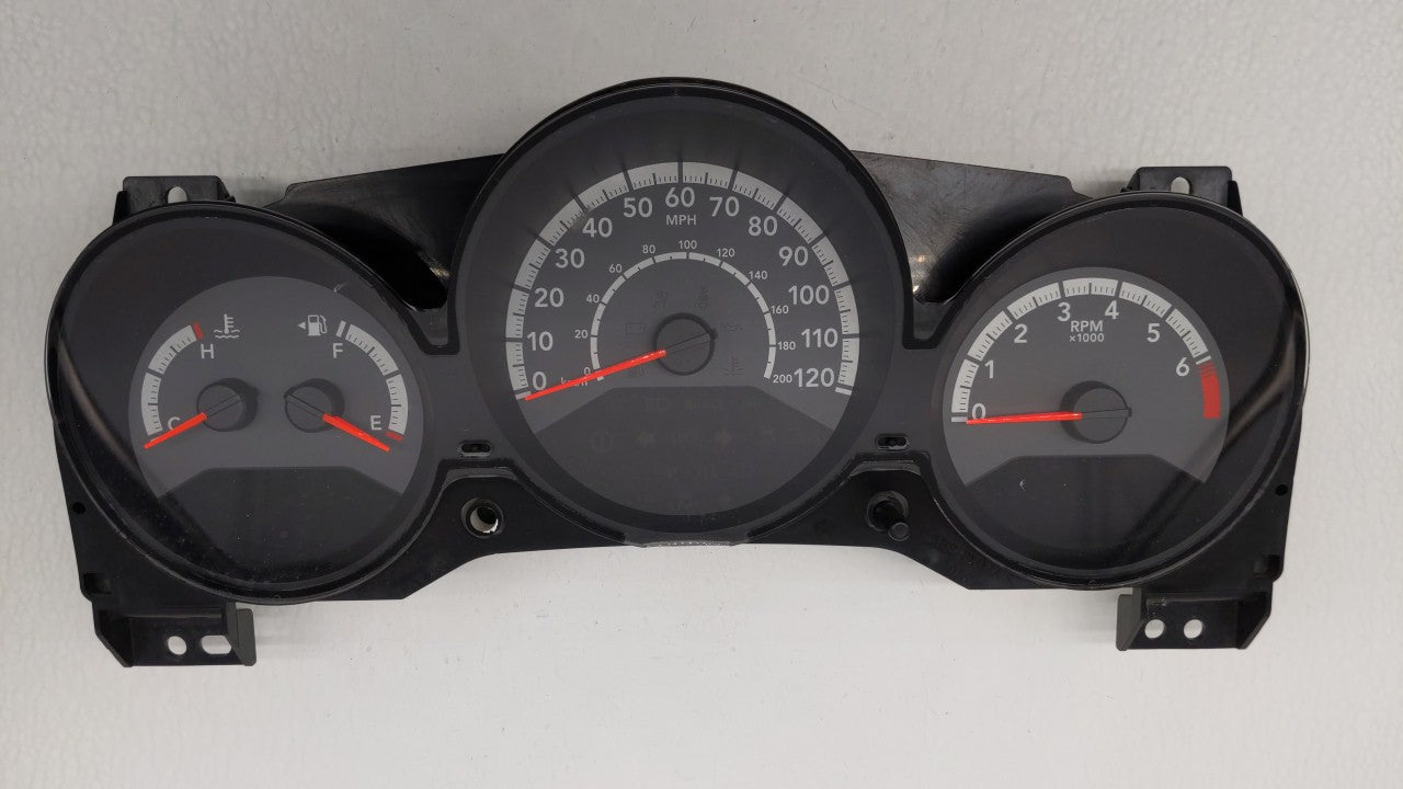 2011-2012 Dodge Caliber Instrument Cluster Speedometer Gauges P/N:P68087323AB Fits 2011 2012 OEM Used Auto Parts - Oemusedautoparts1.com