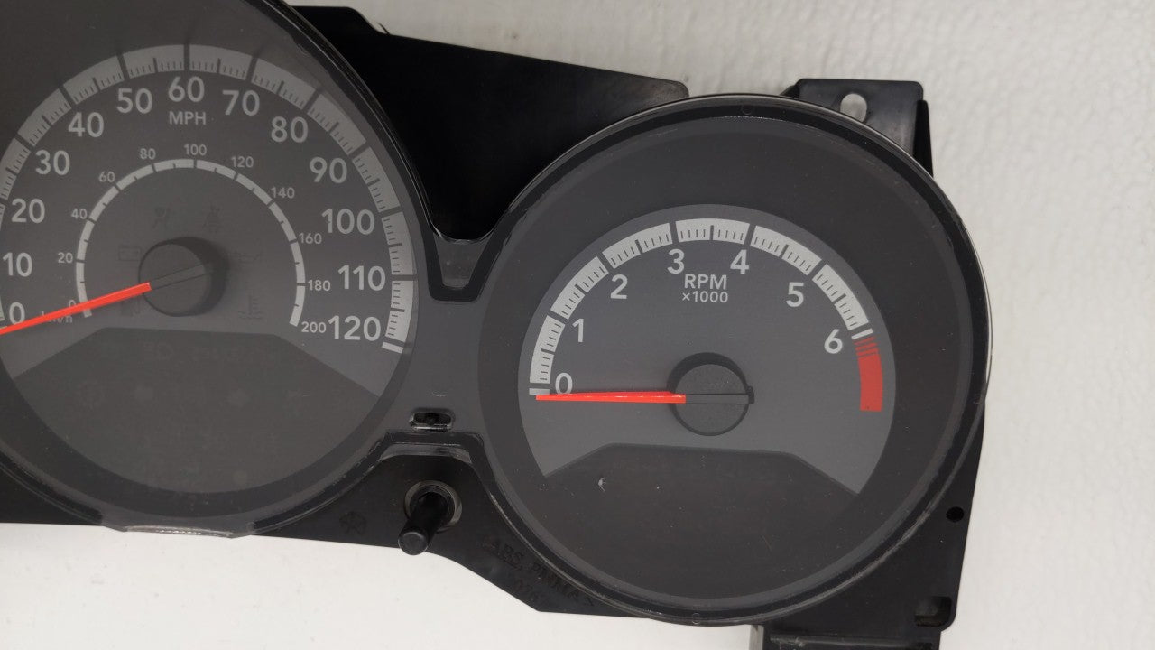 2011-2012 Dodge Caliber Instrument Cluster Speedometer Gauges P/N:P68087323AB Fits 2011 2012 OEM Used Auto Parts - Oemusedautoparts1.com