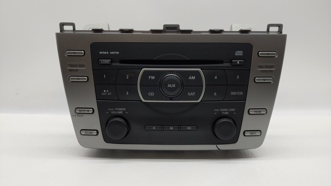 2011-2013 Mazda 6 Radio AM FM Cd Player Receiver Replacement P/N:GEG1 66 9R0 Fits 2011 2012 2013 OEM Used Auto Parts - Oemusedautoparts1.com