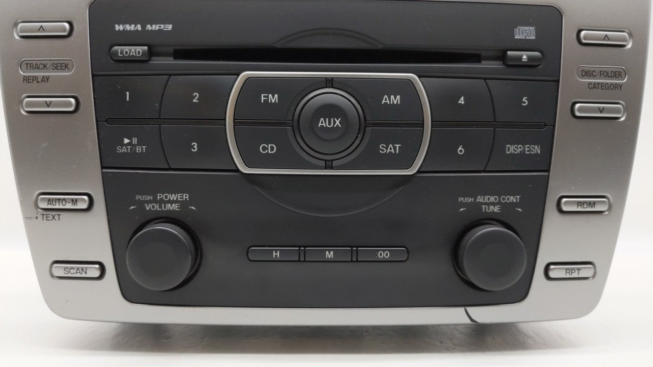 2011-2013 Mazda 6 Radio AM FM Cd Player Receiver Replacement P/N:GEG1 66 9R0 Fits 2011 2012 2013 OEM Used Auto Parts - Oemusedautoparts1.com