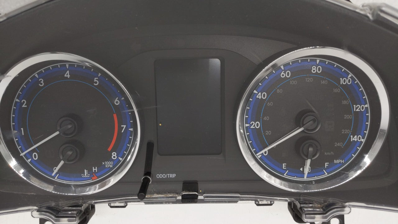 2018 Toyota Corolla Instrument Cluster Speedometer Gauges P/N:83800-F2U80-00 Fits OEM Used Auto Parts - Oemusedautoparts1.com