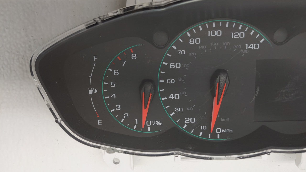 2017-2018 Chevrolet Sonic Instrument Cluster Speedometer Gauges P/N:42693977 42574339 Fits 2017 2018 OEM Used Auto Parts - Oemusedautoparts1.com