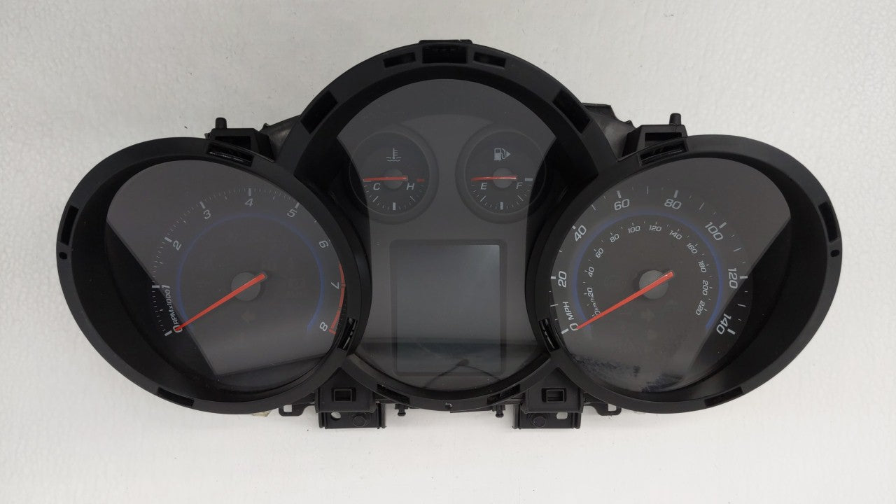 2013-2014 Chevrolet Cruze Instrument Cluster Speedometer Gauges P/N:95129378 Fits 2013 2014 OEM Used Auto Parts - Oemusedautoparts1.com