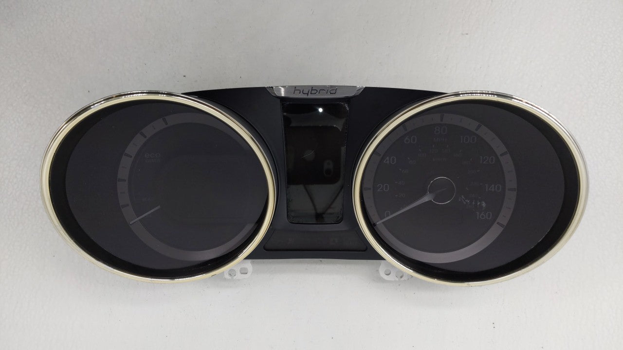 2011-2015 Hyundai Sonata Instrument Cluster Speedometer Gauges P/N:94001-4R002 94001-4R000 Fits 2011 2012 2013 2014 2015 OEM Used Auto Parts - Oemusedautoparts1.com