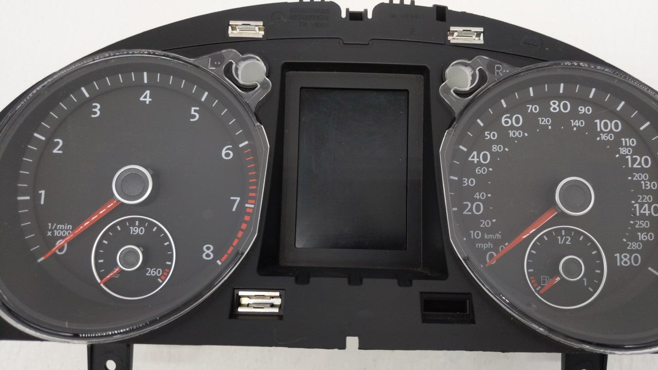 2016 Volkswagen Cc Instrument Cluster Speedometer Gauges P/N:3C8 920 971L 3C8920971L Fits OEM Used Auto Parts - Oemusedautoparts1.com