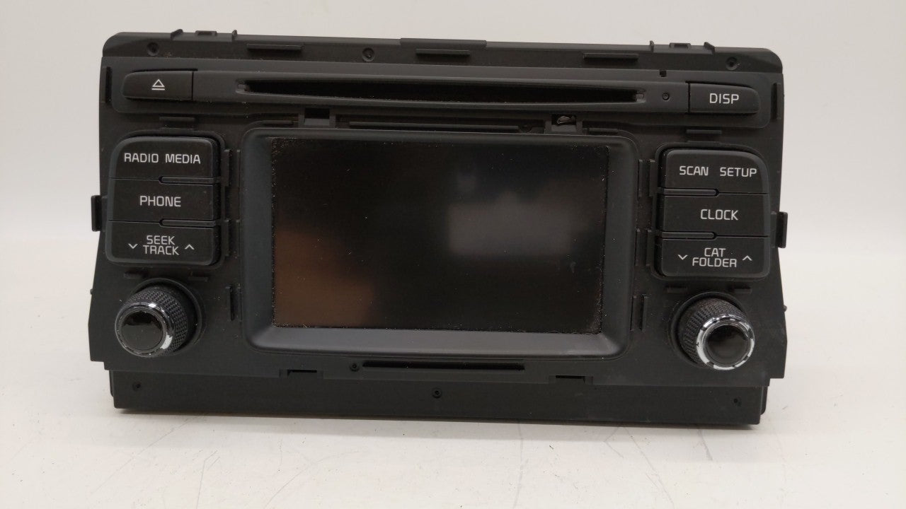 2016-2018 Kia Optima Radio AM FM Cd Player Receiver Replacement P/N:96180-D5100WK AC1A1D5AN Fits 2016 2017 2018 OEM Used Auto Parts - Oemusedautoparts1.com